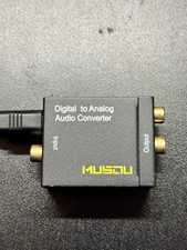 Conversor de áudio digital para analógico MUSOU Toslink coaxial RCA comprar usado  Enviando para Brazil