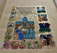 Incunable livre enluminé d'occasion  Angers-