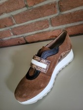 Ledersneaker damen cognac gebraucht kaufen  Hodelhagen