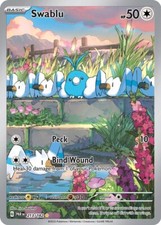 Swablu - 213/182 - Ilustração Pokemon Paradox Rift cartão raro quase perfeito, usado comprar usado  Enviando para Brazil