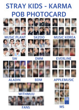 Cartões fotográficos pré-venda [STRAY KIDS] SKZ The 4th Album - Karma POB, usado comprar usado  Enviando para Brazil