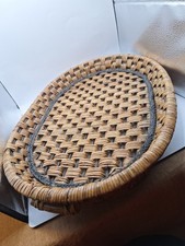 Vtg rattan oval for sale  New Hampton