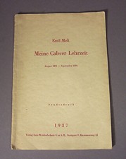Emil molt lehrzeit gebraucht kaufen  Bad Friedrichshall