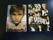 Cartão de jogo Jesse McCartney ator cinema americano internacional homens de Deus comprar usado  Enviando para Brazil