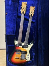 Guitarra elétrica Mosrite pescoço duplo Joe Maphis modelo 1966 Sunburst comprar usado  Enviando para Brazil