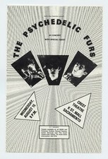Psychedelic furs handbill for sale  Las Vegas