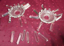 Bobeches cristal pampilles d'occasion  Quimper