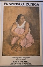 Pôster litográfico colorido Francisco Zúñiga "Dolores Sentada" – edição limitada, usado comprar usado  Enviando para Brazil