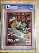 Barak Obama Time Magazine CGC 9.6 Newsstand 24 listopada 2008 Nowa płyta Top Pop na sprzedaż  Wysyłka do Poland