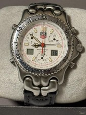 Tag Heuer Senna modelo relógio de quartzo cinto de couro Ss, usado comprar usado  Enviando para Brazil