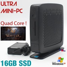 Mini Computer PC Quad Core 16GB SSD Windows 7 Old Games Quake Unreal Tournament comprar usado  Enviando para Brazil