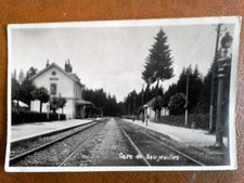 Cpa gare boujeailles d'occasion  Enquin-les-Mines
