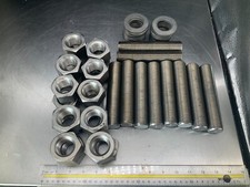 (10) 304 conjuntos de parafusos, porcas e arruelas de aço inoxidável 1-1/4"-8 x 6 grau 8 comprar usado  Enviando para Brazil