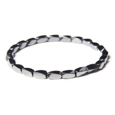 Bracelet perles hématite d'occasion  Bordeaux-