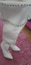 White thigh high for sale  SOUTHEND-ON-SEA