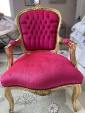 velvet chair beautiful for sale  CROWBOROUGH