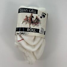 Meias masculinas corte baixo 10-13 Roll Top Twin City branco NOS acrílico tornozelo esportivo comprar usado  Enviando para Brazil
