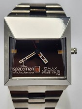 Vintage OMAX Spaceman Audacieuse Automatyczna brązowa tarcza Szwajcarski zegarek męski na sprzedaż Vintage OMAX Spaceman Audacieuse Automatyczna brązowa tarcza Szwajcarski zegarek męski na sprzedaż  Wysyłka do Poland