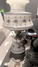 Lâmpada vintage Quoizel Abigail Adams 1973 floral furacão rara 26,5" de altura comprar usado  Enviando para Brazil