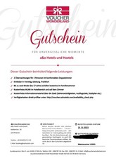 Hotel gutschein nächte gebraucht kaufen  Rieschweiler-Mühlbach