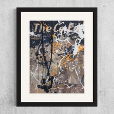 Pintura de arte abstrata original "The Co-Ed" em partituras antigas comprar usado  Enviando para Brazil