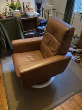 Retro brown swivel for sale  UK