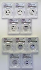 2010 & 2011 S 10 moedas prata PCGS 70 prova parque nacional conjunto de moedas de 25 centavos comprar usado  Enviando para Brazil