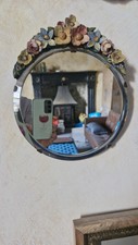 Antique barbola mirror for sale  LEYBURN