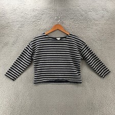 Camiseta Feminina Forever 21 Cropped Manga 3/4 S Azul Cinza Listrada Básica Casual comprar usado Camiseta Feminina Forever 21 Cropped Manga 3/4 S Azul Cinza Listrada Básica Casual comprar usado  Enviando para Brazil