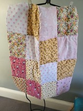 Patchwork blanket throw for sale  MIRFIELD