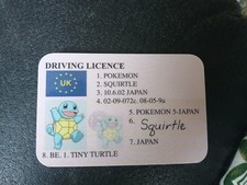 Pokemon squirtle driving for sale  MILTON KEYNES