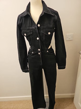 Zara black denim for sale  UK