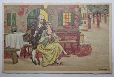 Cartolina illustrata gobbi usato  Italia