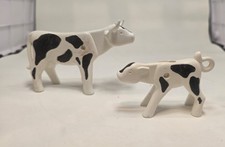 Playmobil Holstein Preto/Branco VACAS LEITEIRAS Fazenda Animal Família 7892 Bezerro Touro, usado comprar usado  Enviando para Brazil