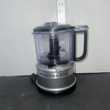 Mini processador de alimentos KitchenAid KFC3516CU 3,5 xícaras - Contorno prata - Funcionando! comprar usado  Enviando para Brazil