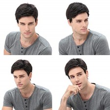 Wig natural black for sale  BIRMINGHAM