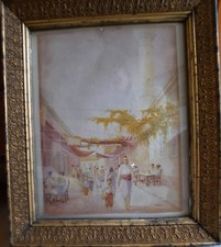Original arabic watercolour for sale  NORTHAMPTON
