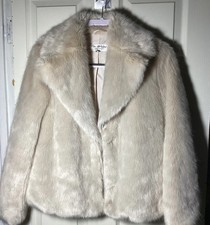 Ladies cream faux for sale  SPENNYMOOR