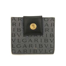 Carteira bifold BVLGARI logotipo mania lona azul marinho/2BG0573 comprar usado  Enviando para Brazil