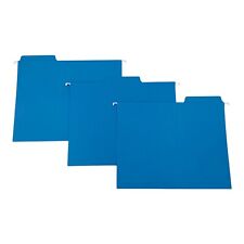 20 pastas Smead FasTab tamanho carta azul pastas de arquivo penduradas corte 1/3, 64099 comprar usado  Enviando para Brazil
