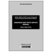 Tratores John Deere 5055E, 5065E, 5075E (América do Norte) MANUAL TÉCNICO EM USB comprar usado  Enviando para Brazil
