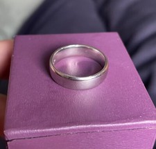 Mens solid platinum for sale  ALTON