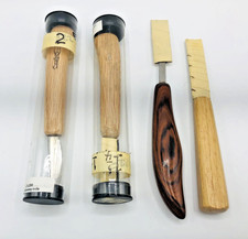 Lote 4 CONJUNTO DE FACAS PARA ESCULTURA EM MADEIRA FACAS PARA ESCULTURA EM MADEIRA PERSONALIZADO raro corte lâmina pato comprar usado  Enviando para Brazil