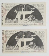 Biglietti lotteria unione usato  Reggio Emilia