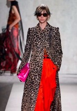 Leopard print trench d'occasion  Expédié en Belgium