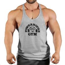 Hombres Camisetas sin mangas Camisas con espalda en Y Gimnasio Tanga Culturismo Fitness Chaleco segunda mano  Embacar hacia Mexico