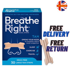 Usado, 30 tiras nasais Breathe Right originais grandes  comprar usado  Enviando para Brazil
