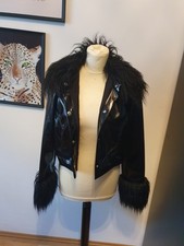 Jacke lack schwarz gebraucht kaufen  Chemnitz
