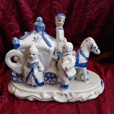 Porzellankutsche figuren pferd gebraucht kaufen  Bad Hönningen