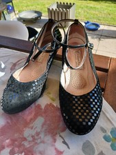 Damen tanzschuhe schwarz gebraucht kaufen  Reinbek
